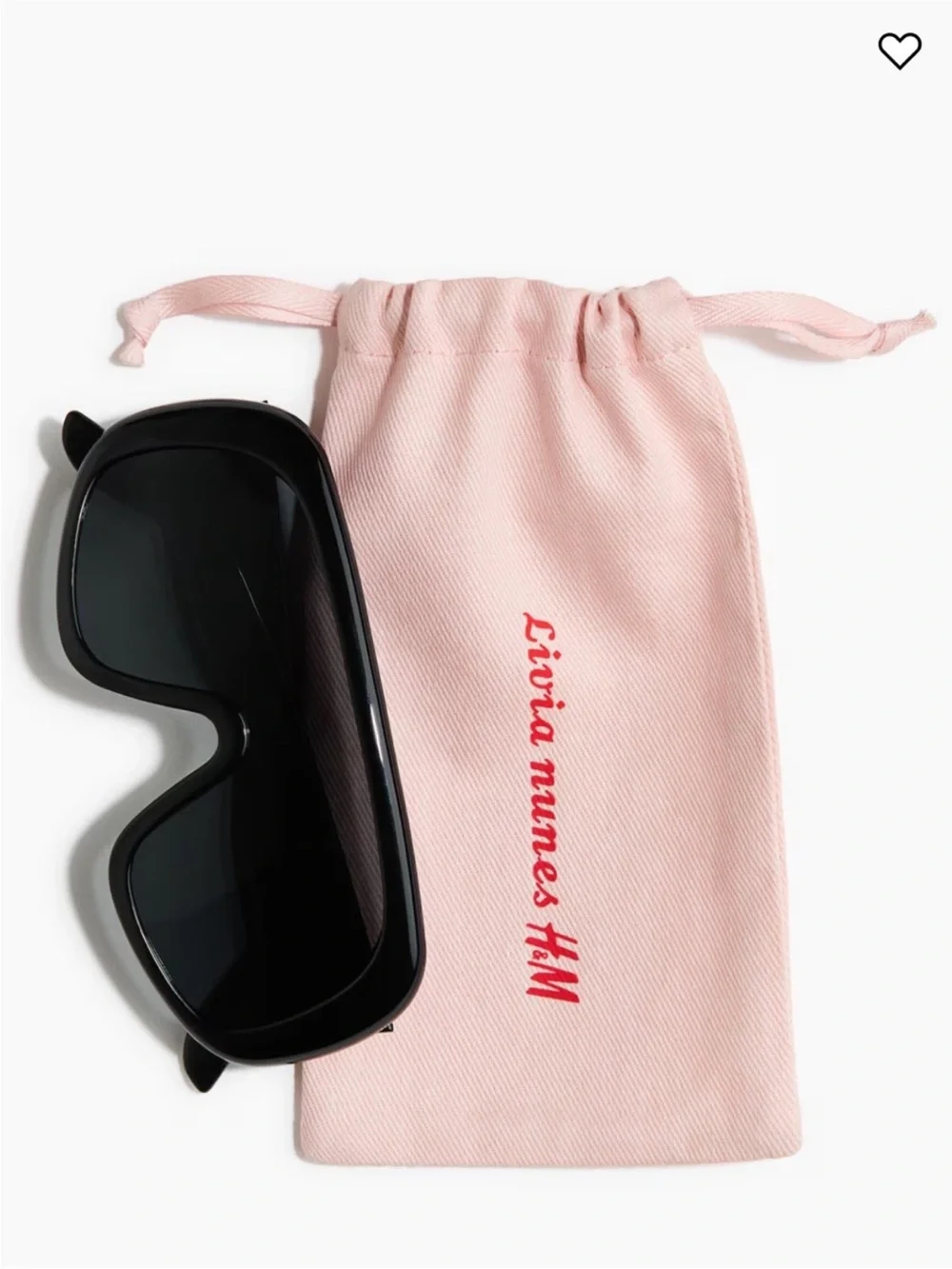 LIVIA NUNES H&M POLARIZED SHIELD SUNGLASSES